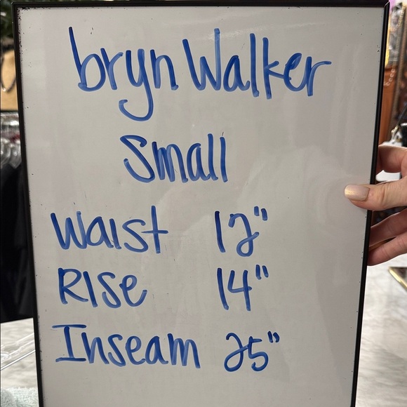 bryn Walker Brown and Black Floral Outline Print Cotton Oliver Pant Size Small - Picture 7 of 11